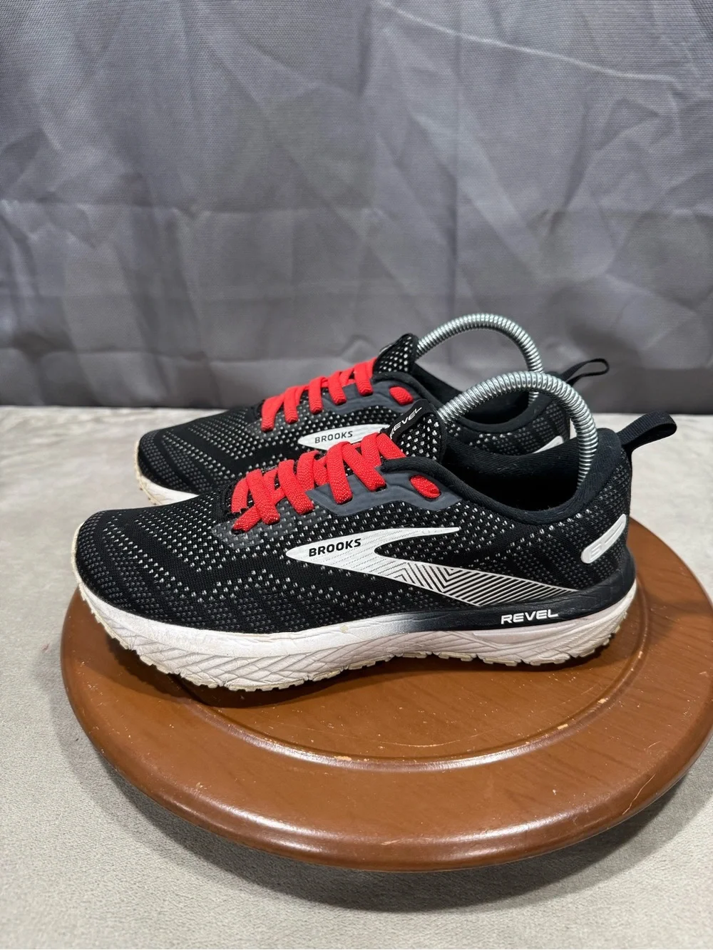 Brooks Revel Running Shoes with Red Laces